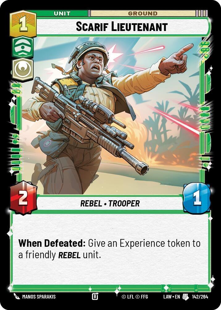 Image for Scarif Lieutenant (142/264) [A Lawless Time] - Star Wars: Unlimited