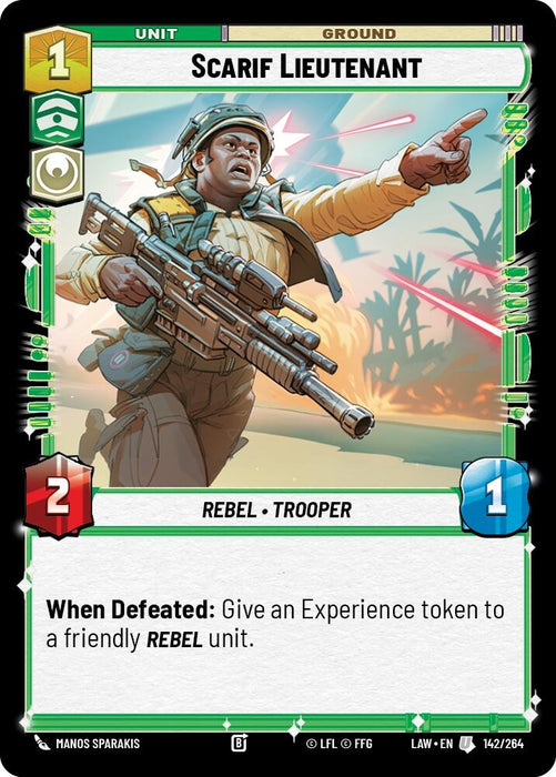Image for Scarif Lieutenant (142/264) [A Lawless Time] - Star Wars: Unlimited