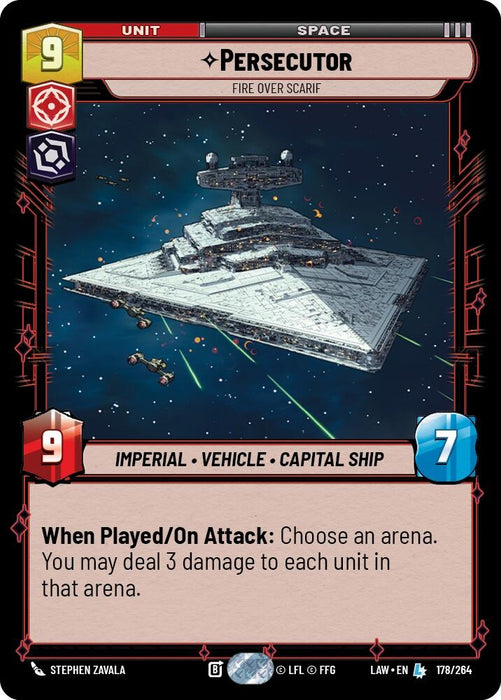 Image for Persecutor - Fire Over Scarif (178/264) [A Lawless Time] - Star Wars: Unlimited