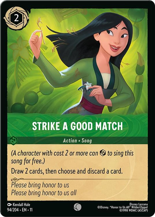 Image for Strike a Good Match (94/204) [Winterspell] - Disney Lorcana