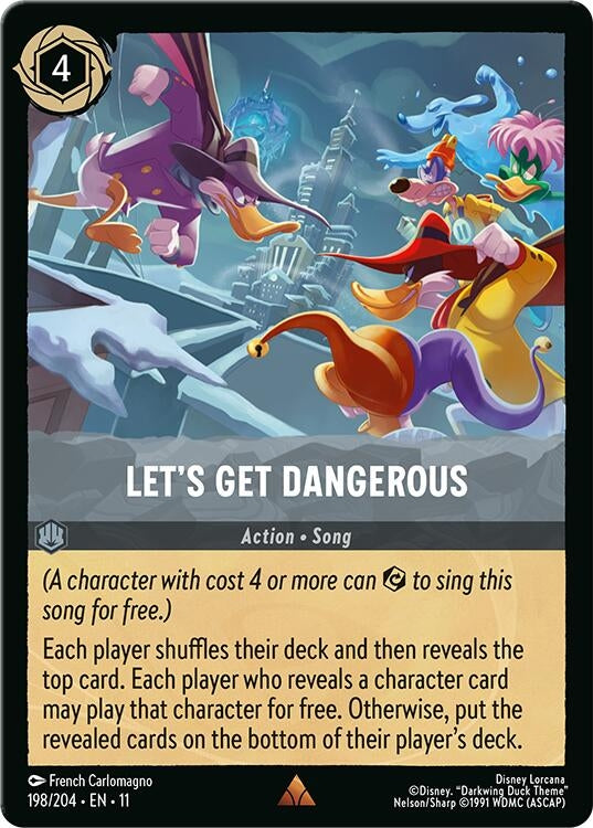 Image for Let's Get Dangerous (198/204) [Winterspell] - Disney Lorcana