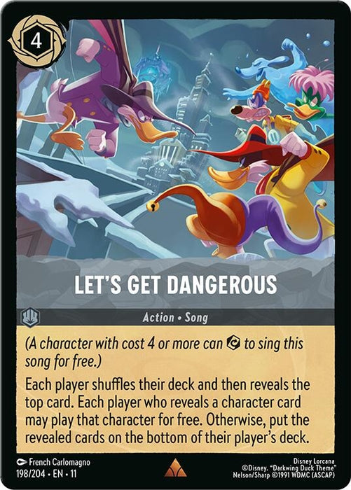 Image for Let's Get Dangerous (198/204) [Winterspell] - Disney Lorcana