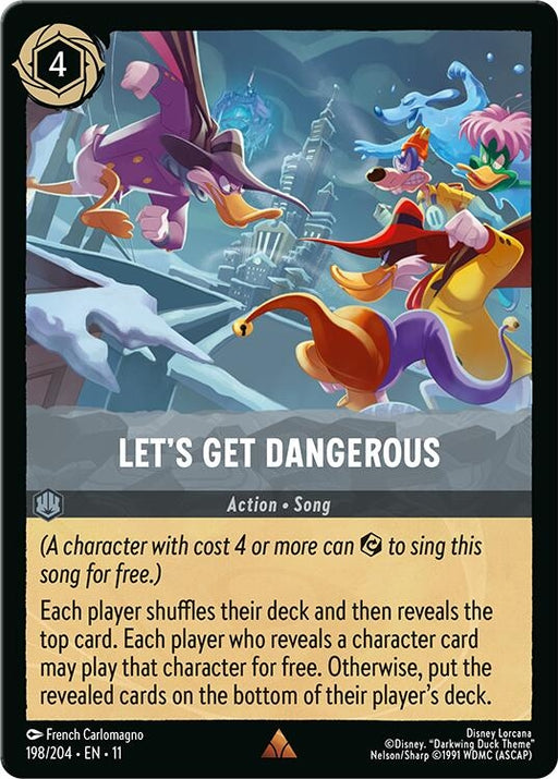 Image for Let's Get Dangerous (198/204) [Winterspell] - Disney Lorcana