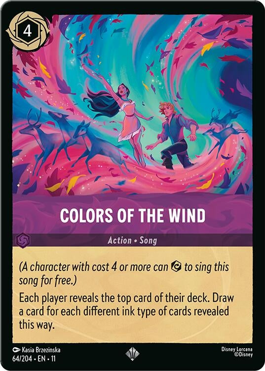 Image for Colors of the Wind (64/204) [Winterspell] - Disney Lorcana