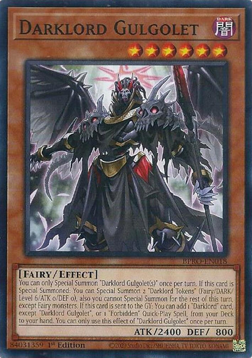 Darklord Gulgolet (BPRO-EN018) [Burst Protocol]