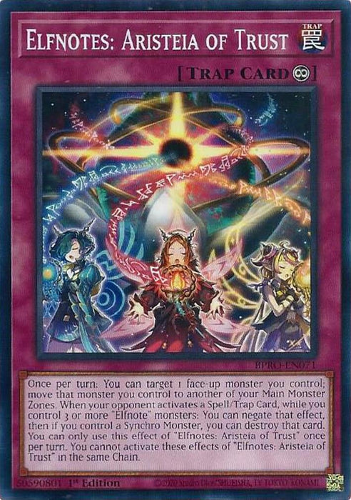 Elfnotes: Aristeia of Trust (BPRO-EN071) [Burst Protocol]