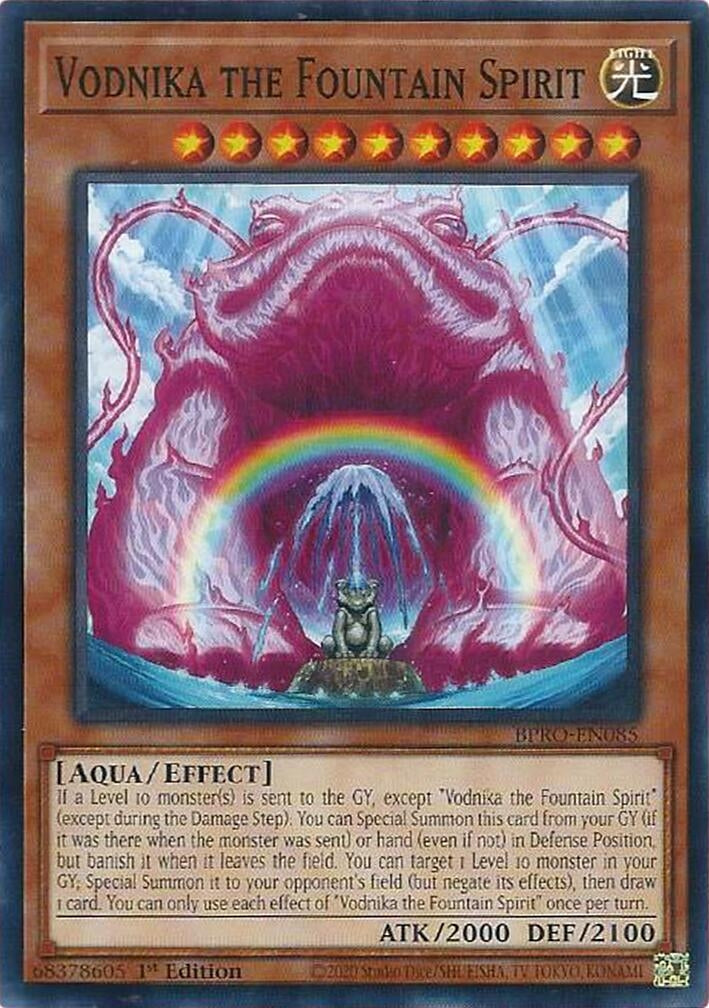 Vodnika the Fountain Spirit (BPRO-EN085) [Burst Protocol]