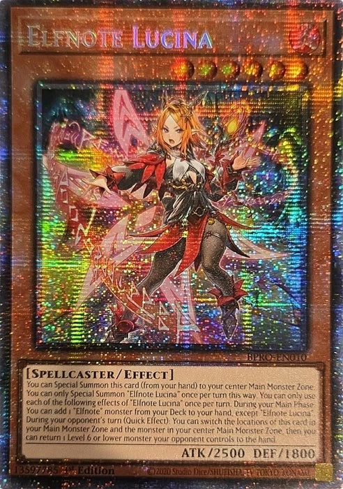 Elfnote Lucina (Starlight Rare) (BPRO-EN010) [Burst Protocol]