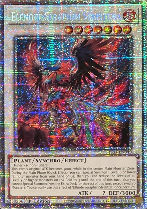 Elfnote Seraphim Strelitzia (Starlight Rare) (BPRO-EN040) [Burst Protocol]