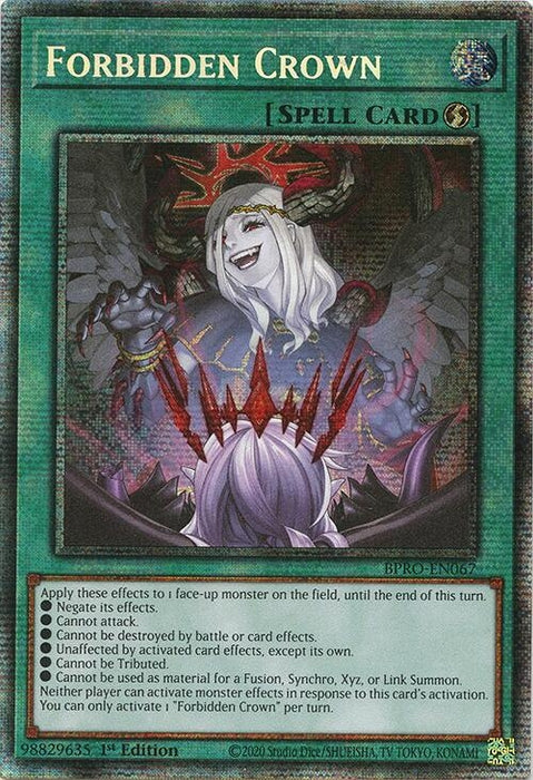 Forbidden Crown (Starlight Rare) (BPRO-EN067) [Burst Protocol]