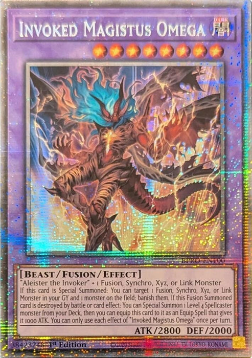 Invoked Magistus Omega (Starlight Rare) (BPRO-EN100) [Burst Protocol]