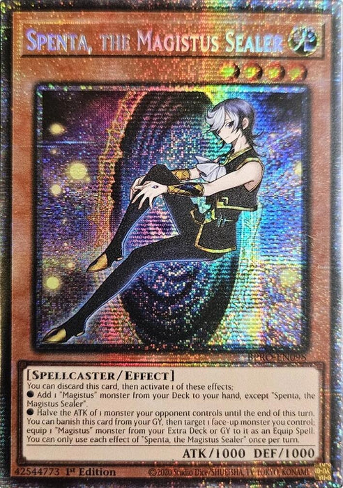 Spenta, the Magistus Sealer (Starlight Rare) (BPRO-EN098) [Burst Protocol]