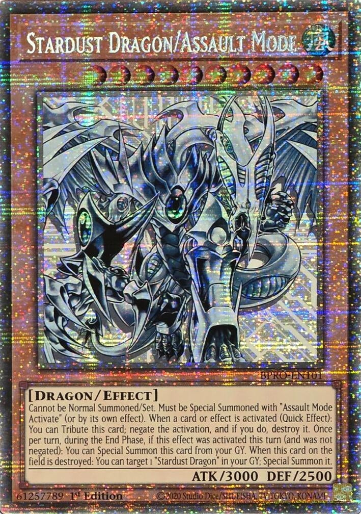 Stardust Dragon/Assault Mode (Starlight Rare) (BPRO-EN101) [Burst Protocol]