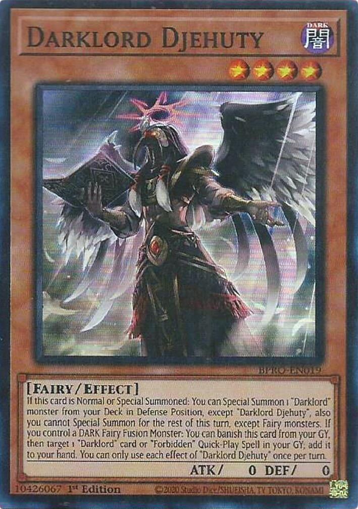 Darklord Djehuty (BPRO-EN019) [Burst Protocol]