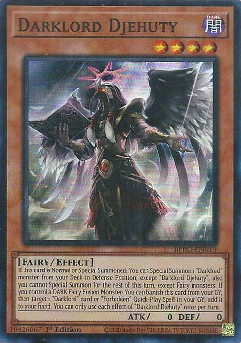 Darklord Djehuty (BPRO-EN019) [Burst Protocol]