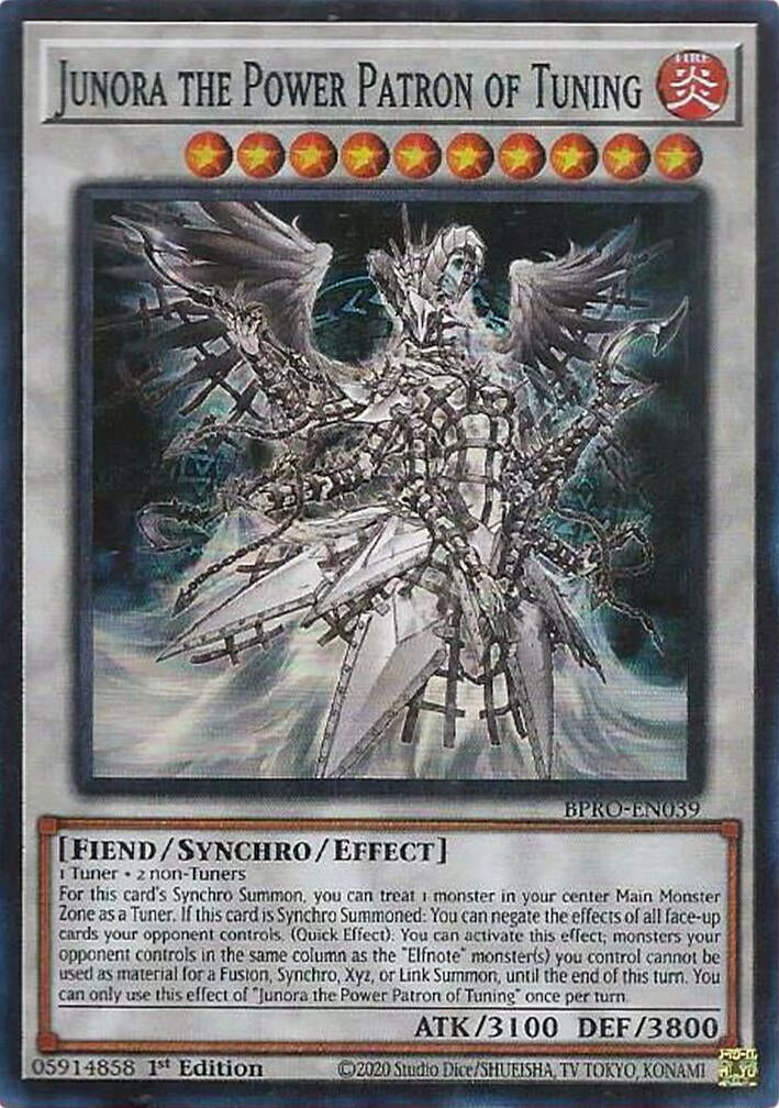 Junora the Power Patron of Tuning (BPRO-EN039) [Burst Protocol]