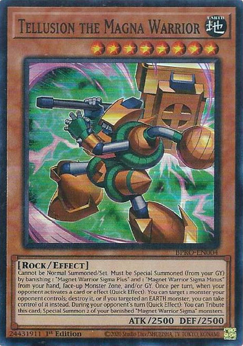 Tellusrion the Magna Warrior (BPRO-EN004) [Burst Protocol]