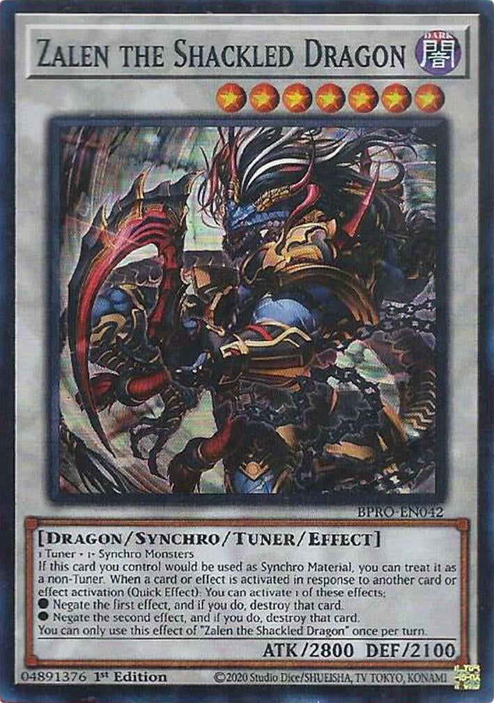 Zalen the Shackled Dragon (BPRO-EN042) [Burst Protocol]