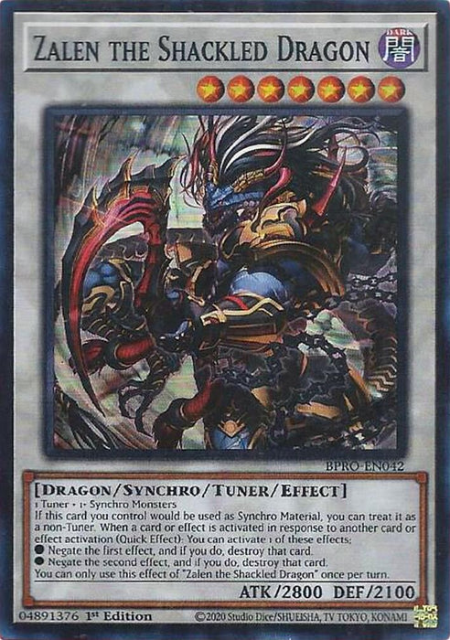 Zalen the Shackled Dragon (BPRO-EN042) [Burst Protocol]