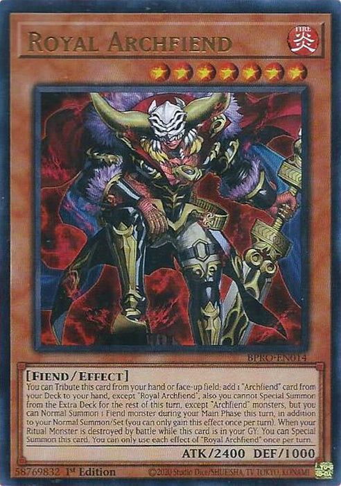 Royal Archfiend (BPRO-EN014) [Burst Protocol]