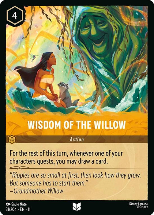 Image for Wisdom of the Willow (31/204) [Winterspell] - Disney Lorcana