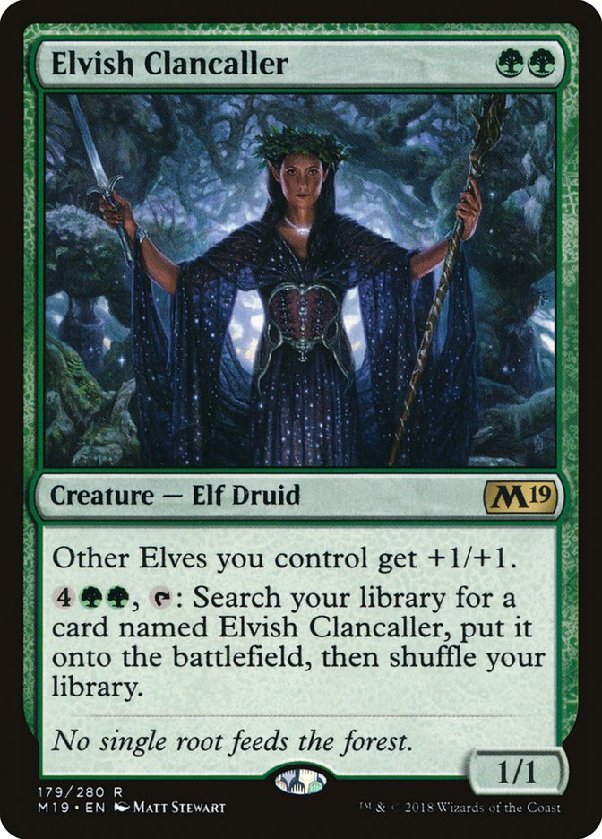 Elvish Clancaller (179) [Core Set 2019]