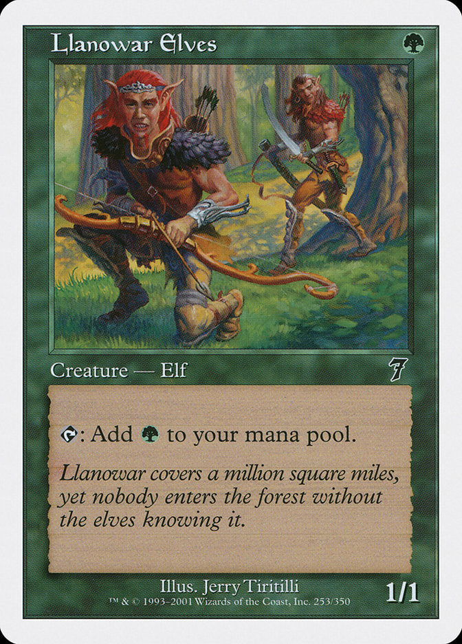 Llanowar Elves (253) [7th Edition]