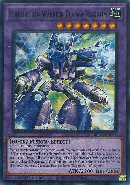 Conduction Warrior Plasma Magnum (BPRO-EN034) [Burst Protocol]