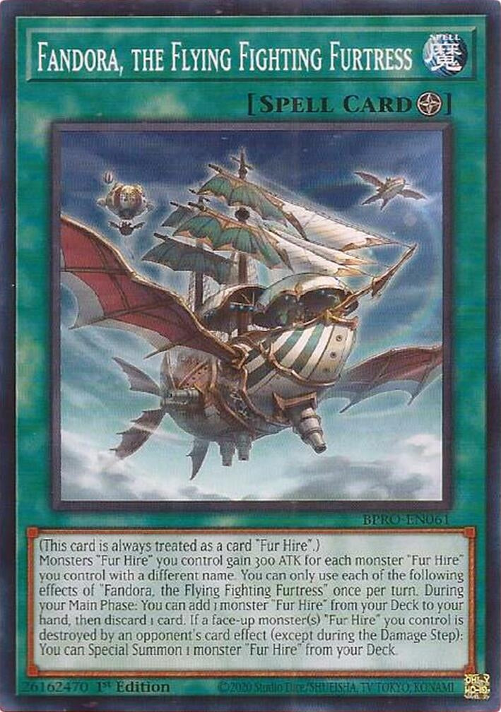 Fandora, the Flying Fighting Furtress (BPRO-EN061) [Burst Protocol]