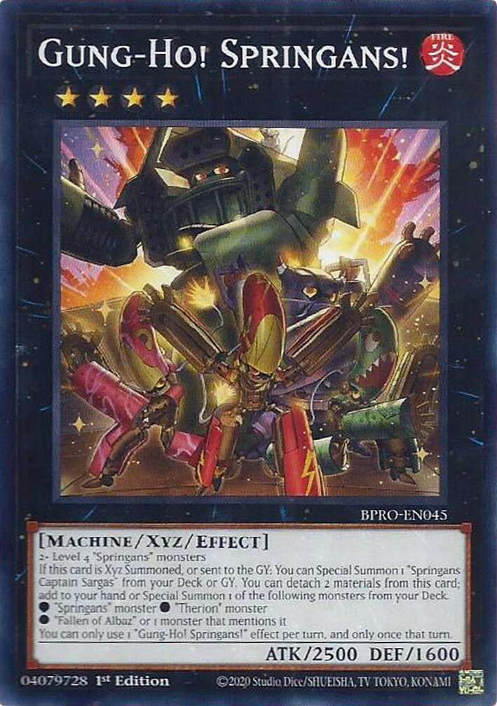 Gung-Ho! Springans! (BPRO-EN045) [Burst Protocol]