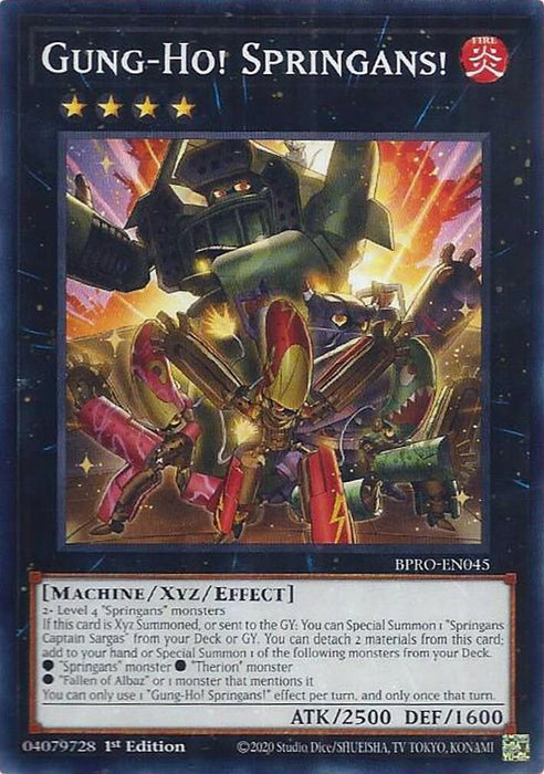 Gung-Ho! Springans! (BPRO-EN045) [Burst Protocol]