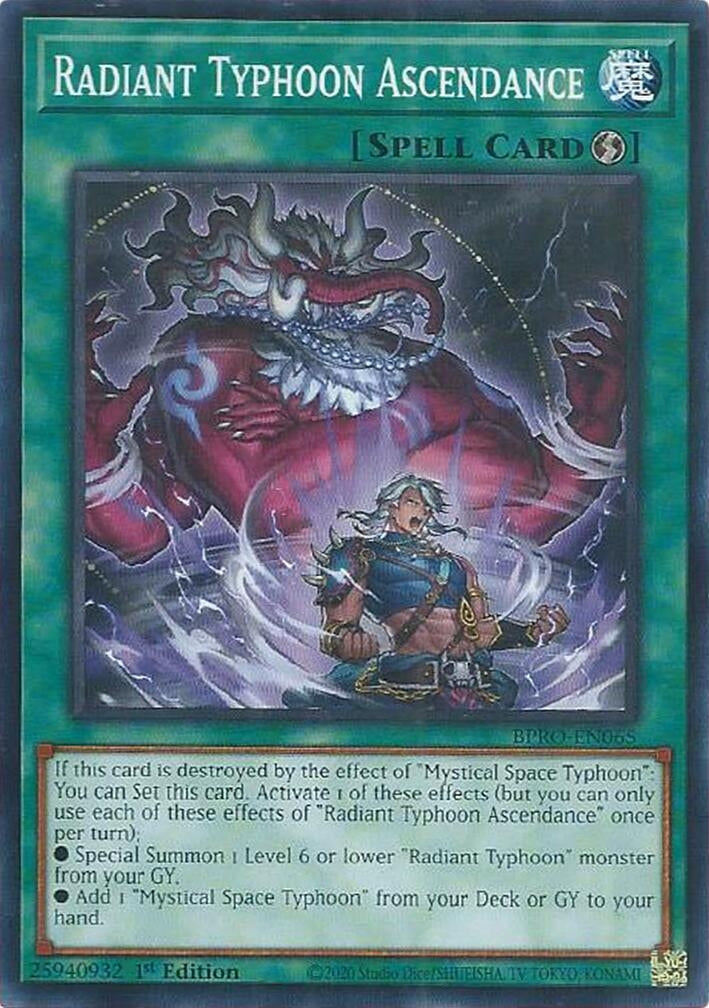 Radiant Typhoon Ascendance (BPRO-EN065) [Burst Protocol]