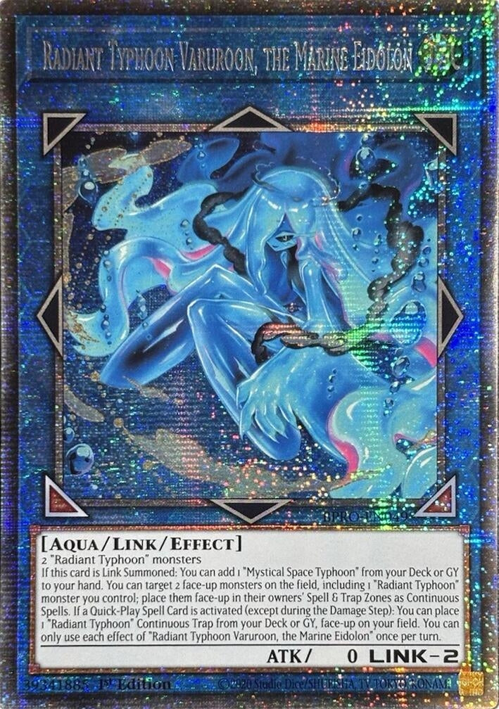 Radiant Typhoon Varuroon, the Marine Eidolon (Starlight Rare) (BPRO-EN049) [Burst Protocol]