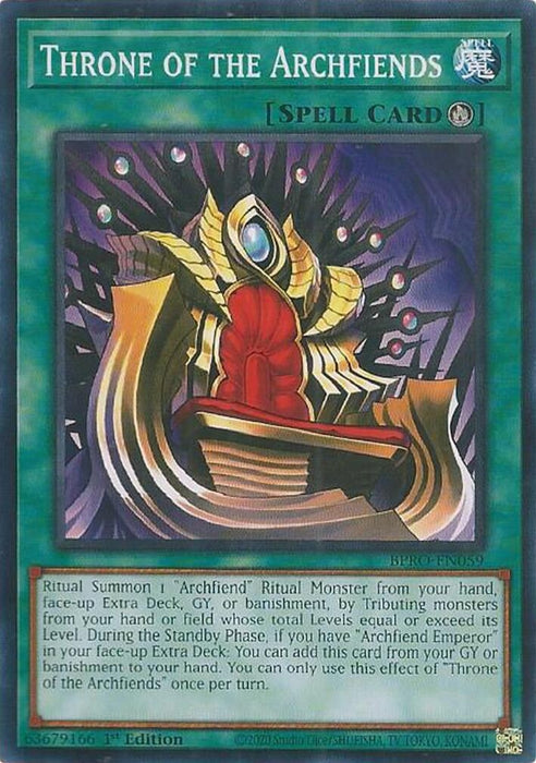 Throne of the Archfiends (BPRO-EN059) [Burst Protocol]