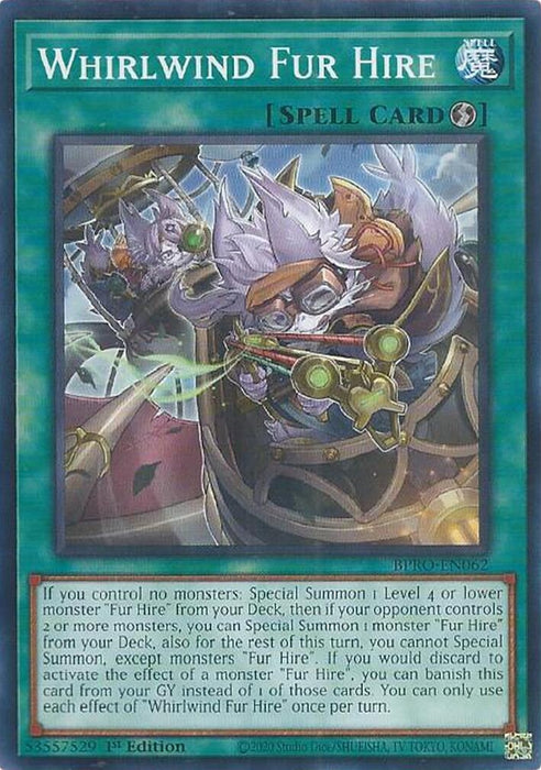 Whirlwind Fur Hire (BPRO-EN062) [Burst Protocol]