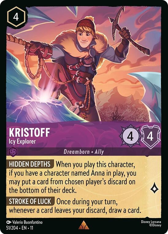 Image for Kristoff - Icy Explorer (51/204) [Winterspell] - Disney Lorcana