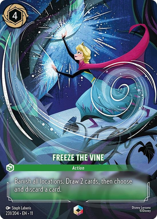 Image for Freeze the Vine (Enchanted) (231/204) [Winterspell] - Disney Lorcana