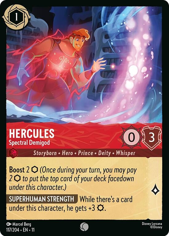 Image for Hercules - Spectral Demigod (117/204) [Winterspell] - Disney Lorcana