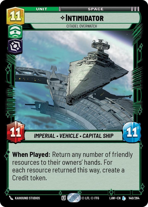 Image for Intimidator - Citadel Overwatch (140/264) [A Lawless Time] - Star Wars: Unlimited