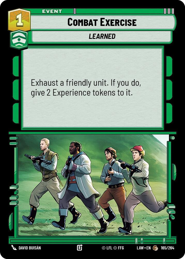 Image for Combat Exercise (165/264) [A Lawless Time] - Star Wars: Unlimited