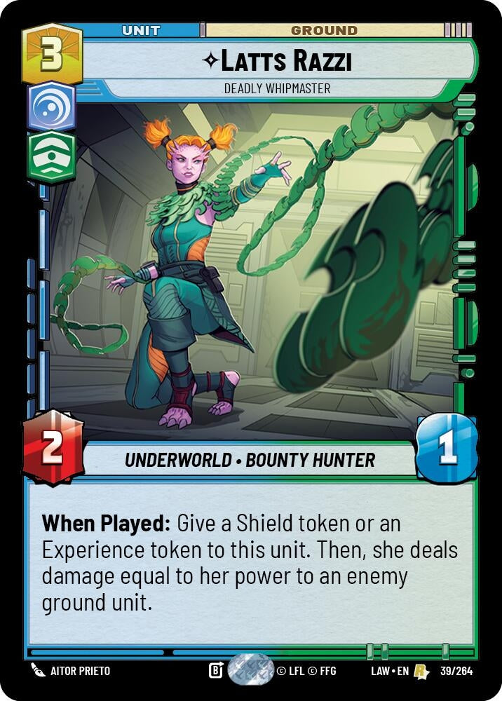 Image for Latts Razzi - Deadly Whipmaster (39/264) [A Lawless Time] - Star Wars: Unlimited