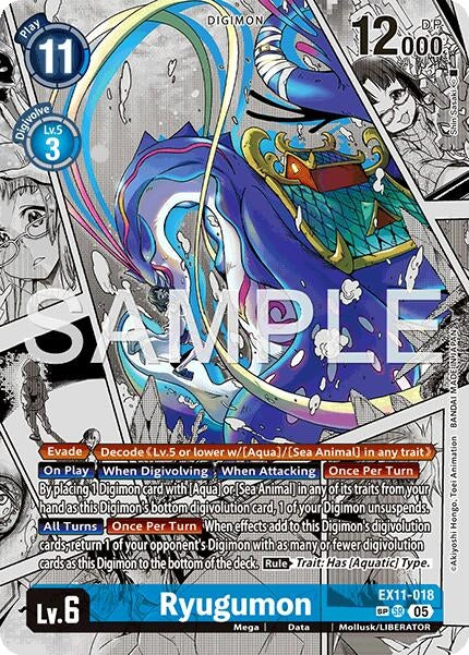 Image for Ryugumon (SP) (EX11-018 SR) [Dawn of Liberator] - Digimon Card Game