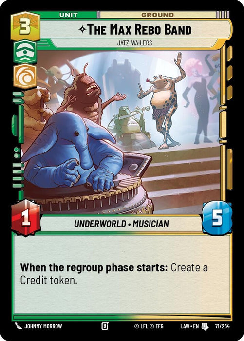 Image for The Max Rebo Band - Jatz-Wailers (71/264) [A Lawless Time] - Star Wars: Unlimited