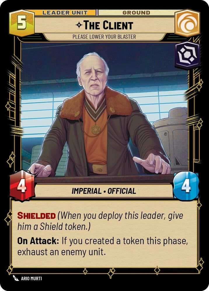 Image for The Client - Please Lower Your Blaster (16/264) [A Lawless Time] - Star Wars: Unlimited