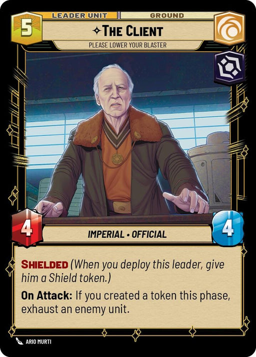 Image for The Client - Please Lower Your Blaster (16/264) [A Lawless Time] - Star Wars: Unlimited