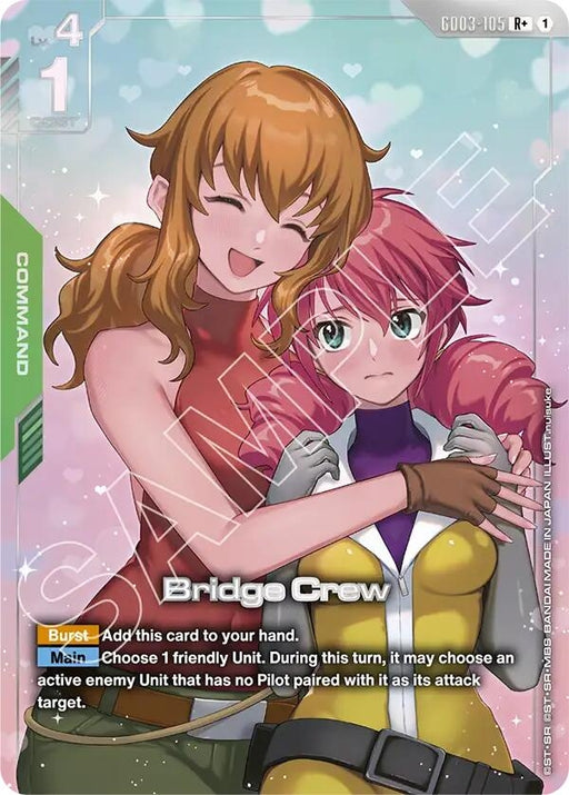 Image for Bridge Crew (R+) (GD03-105) [Steel Requiem] - Gundam Card Game