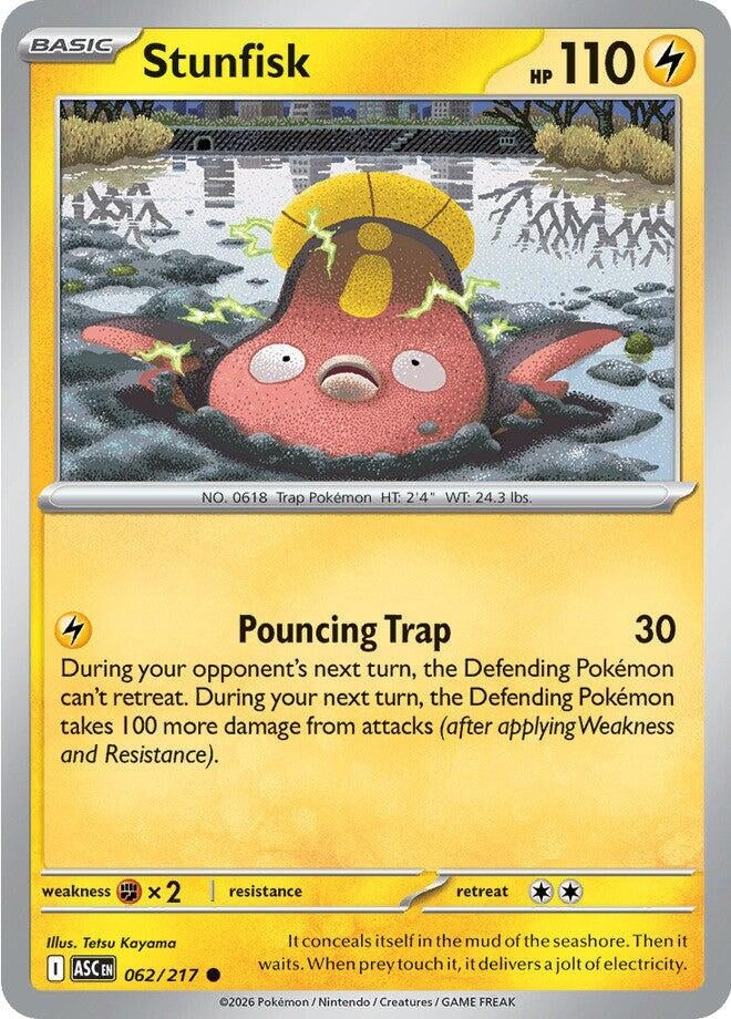 Image for Stunfisk (062/217) [ME: Ascended Heroes] - Pokemon