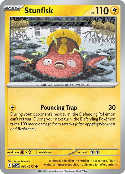 Image for Stunfisk (062/217) [ME: Ascended Heroes] - Pokemon