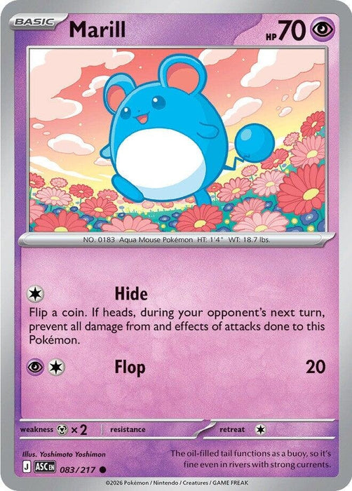 Image for Marill (083/217) [ME: Ascended Heroes] - Pokemon