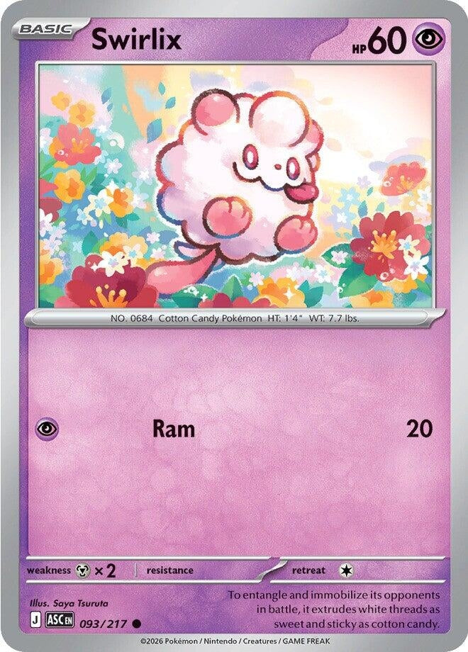 Image for Swirlix (093/217) [ME: Ascended Heroes] - Pokemon